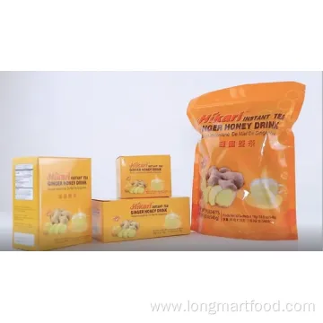 OEM Label Wholesale Halal Certified Herbal Ginger Drink Instant Ginger Tea Honey